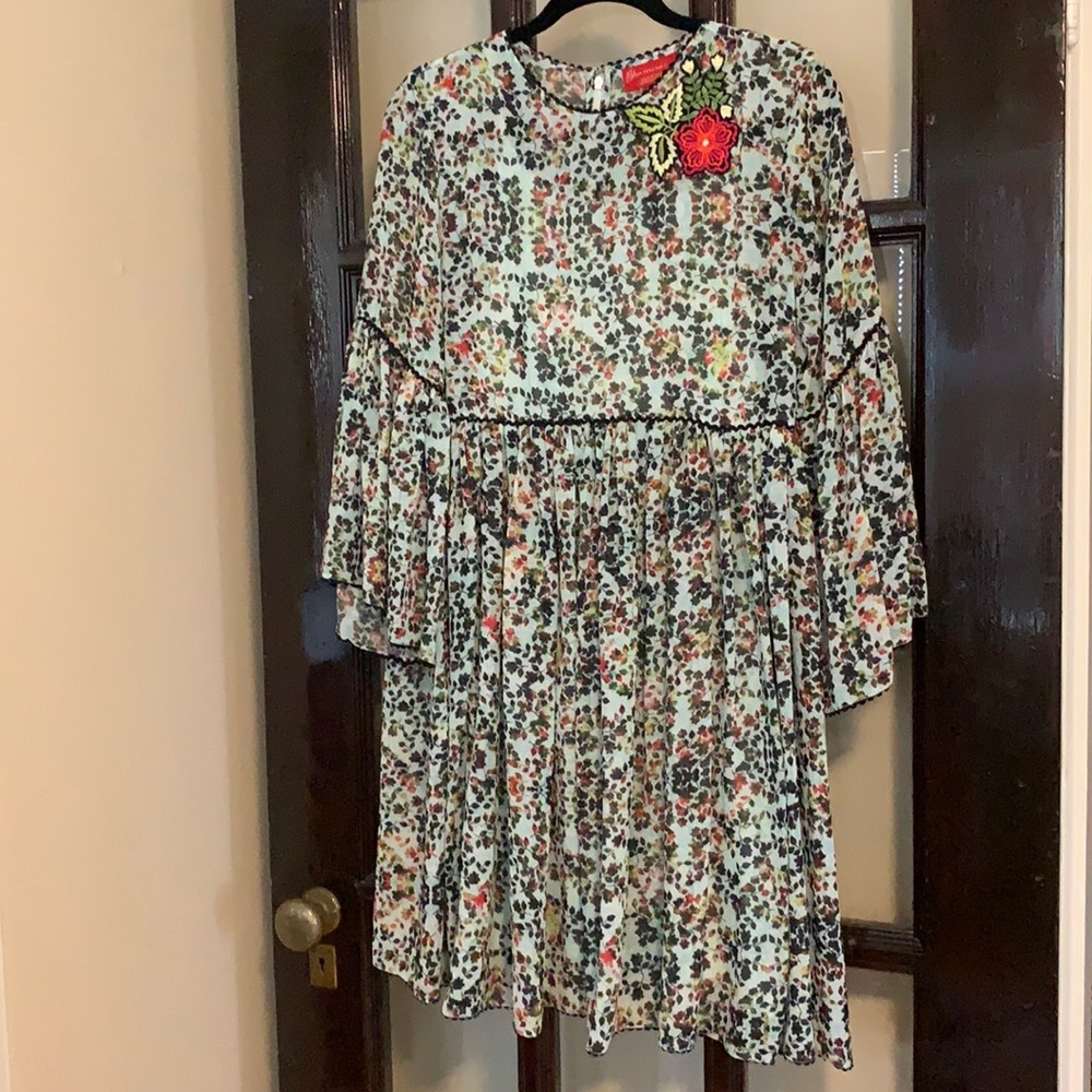Anthropologie Bhanuni by Jyoti floral dress~sz 6